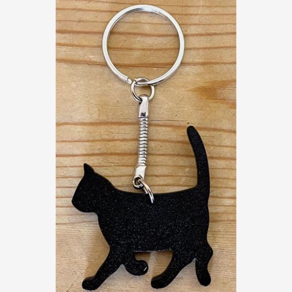 nyckelring-katt-42mm (1) svart